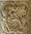Panel 16:02 - Man with monstrous leonine head, scratching his ear